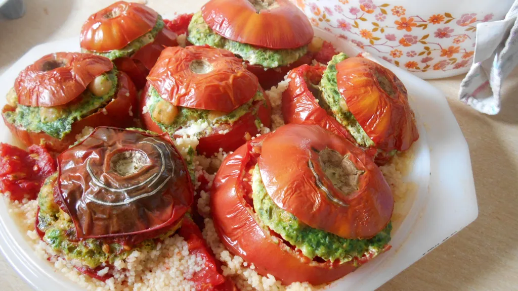 Tomates Farcies De Legumineuses Chiche Recette De Tomates Farcies De Legumineuses Chiche Marmiton