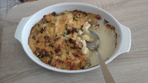 Gratin De Poisson Au Brocolis Et Pommes De Terre : Recette De Gratin De ...