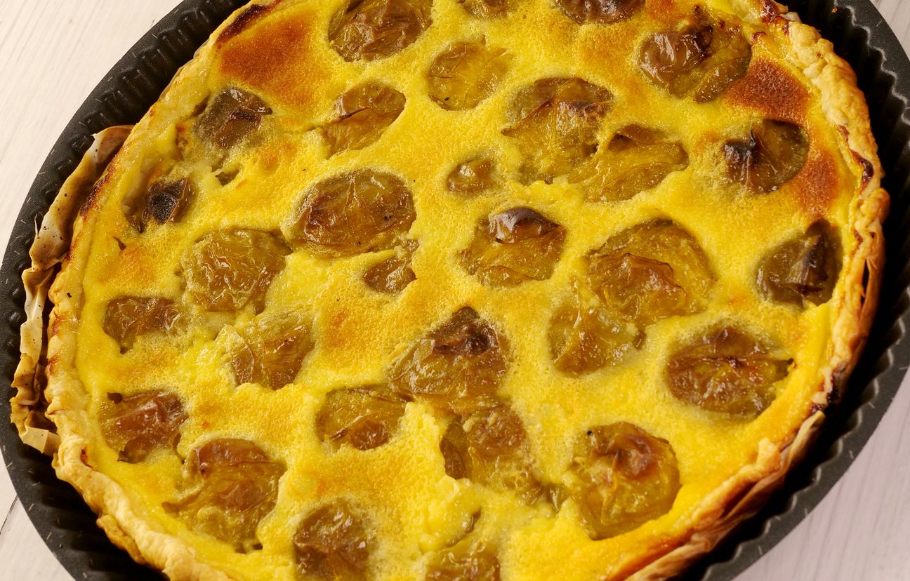 Tarte Aux Prunes Facile : Recette De Tarte Aux Prunes Facile - Marmiton