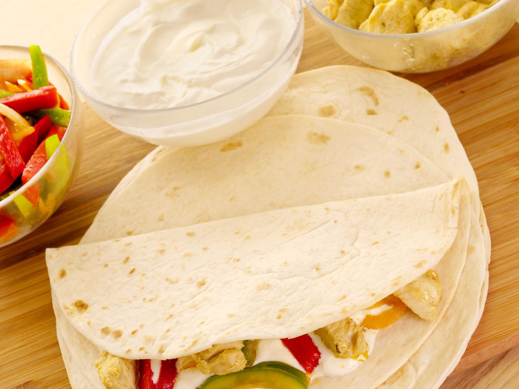 Fajitas de poulet Recette de Fajitas de poulet Marmiton