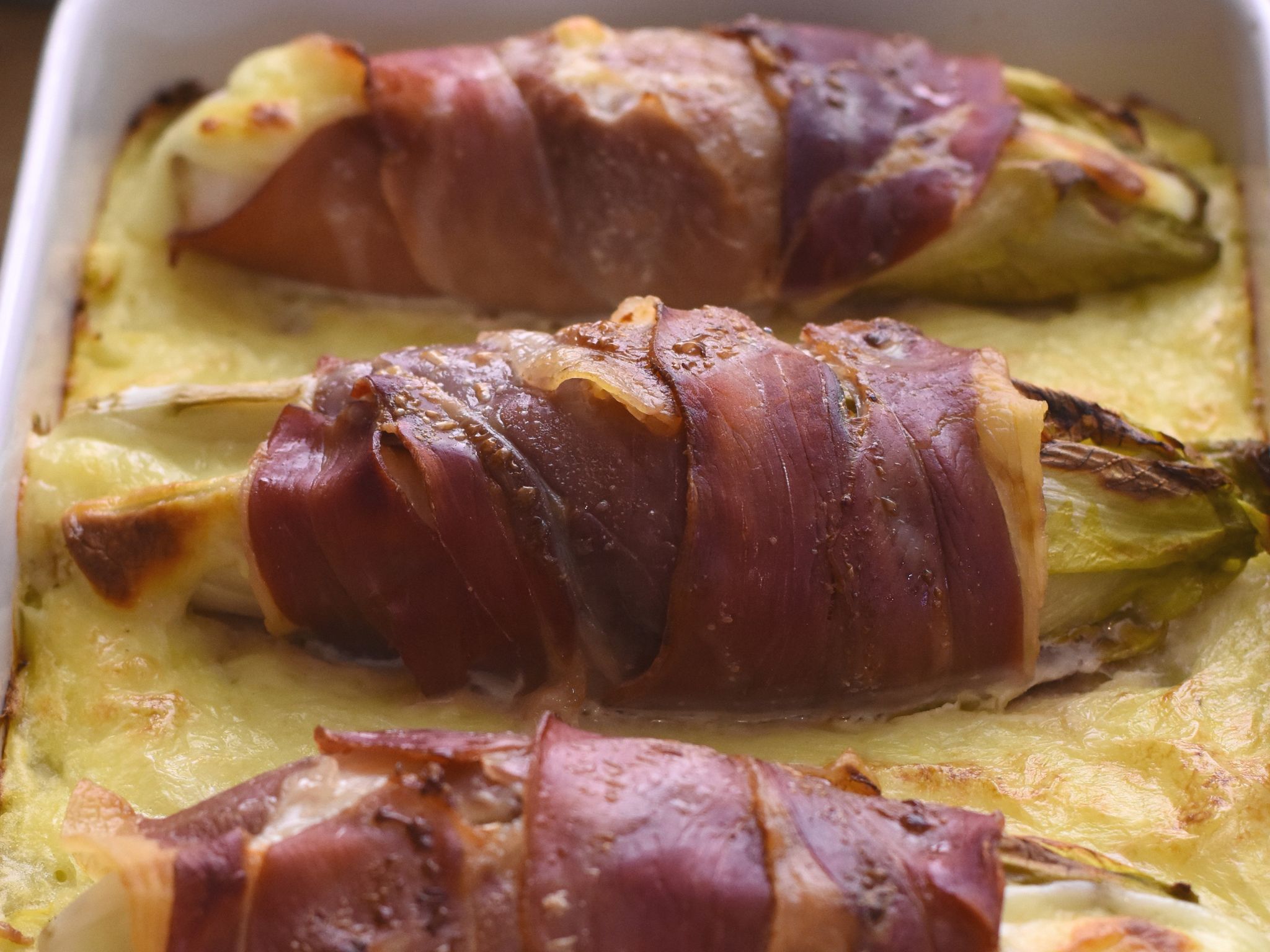 Chicons farcis à la mozzarella (endives) Recette de Chicons farcis à