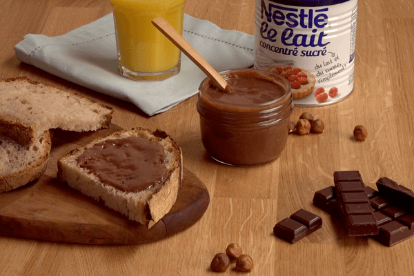 Pâte à tartiner lait concentré sucré : Recette de Pâte à tartiner lait
