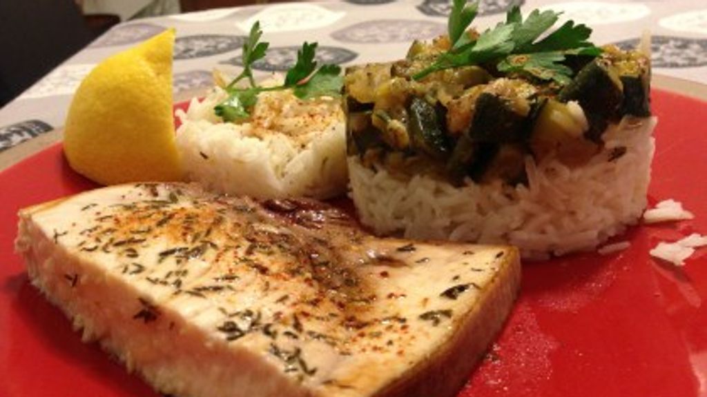 Recette De Tranche D Espadon Grille Aux Herbes Marmiton
