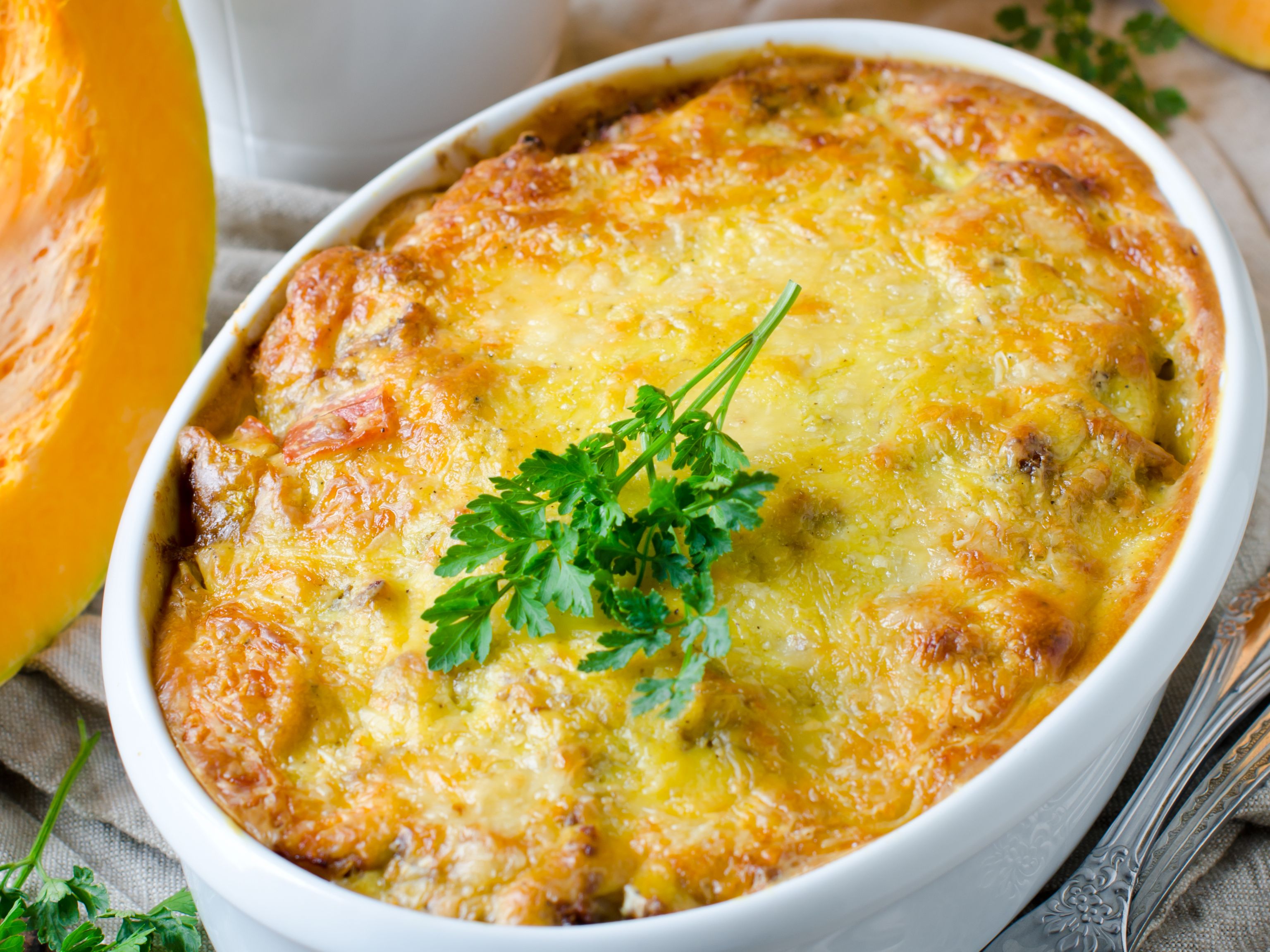 Gratin de potirons et topinambours : Recette de Gratin de potirons et ...