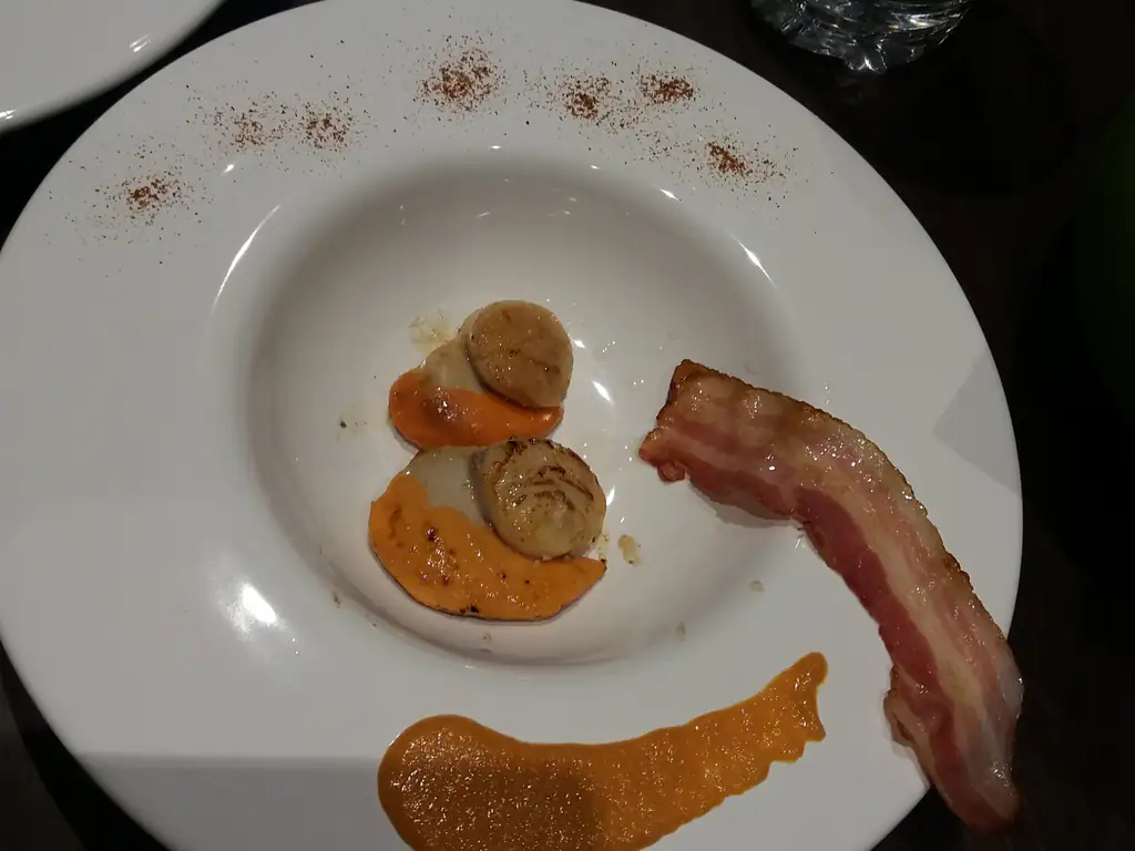 noix de saint jacques sauce au chorizo