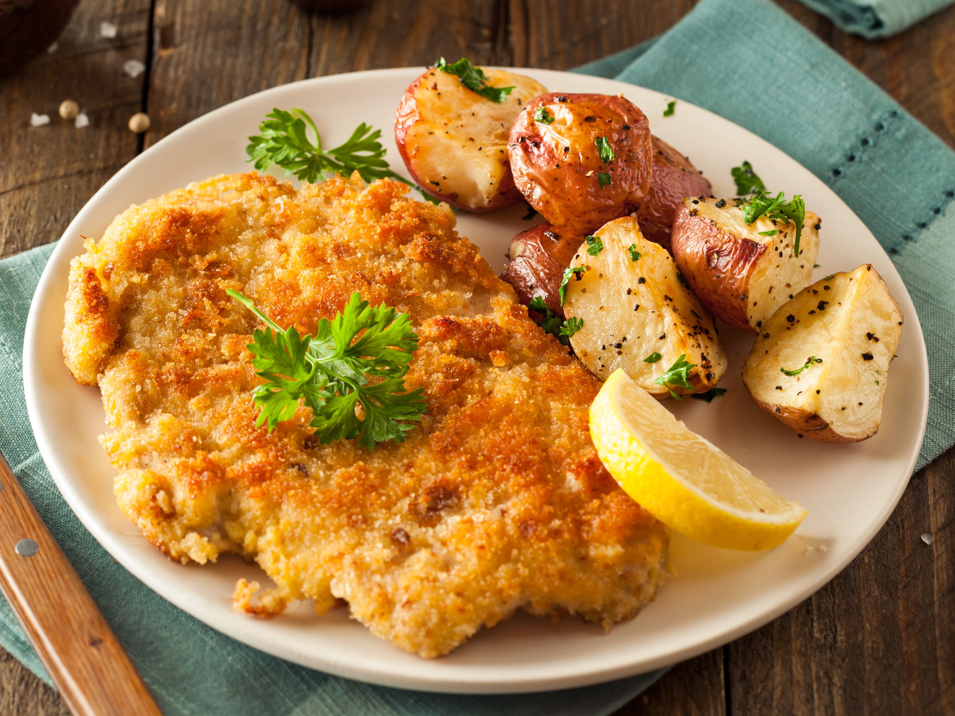 Wiener Schnitzel ou escalope viennoise : Recette de Wiener Schnitzel ou ...