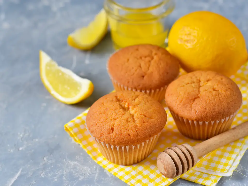muffins citron miel amandes