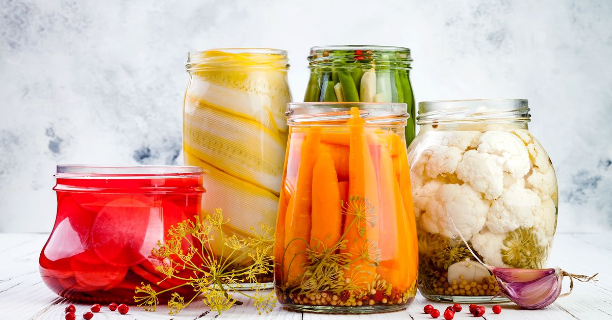Légumes en conserve au vinaigre : recette de Légumes en conserve au