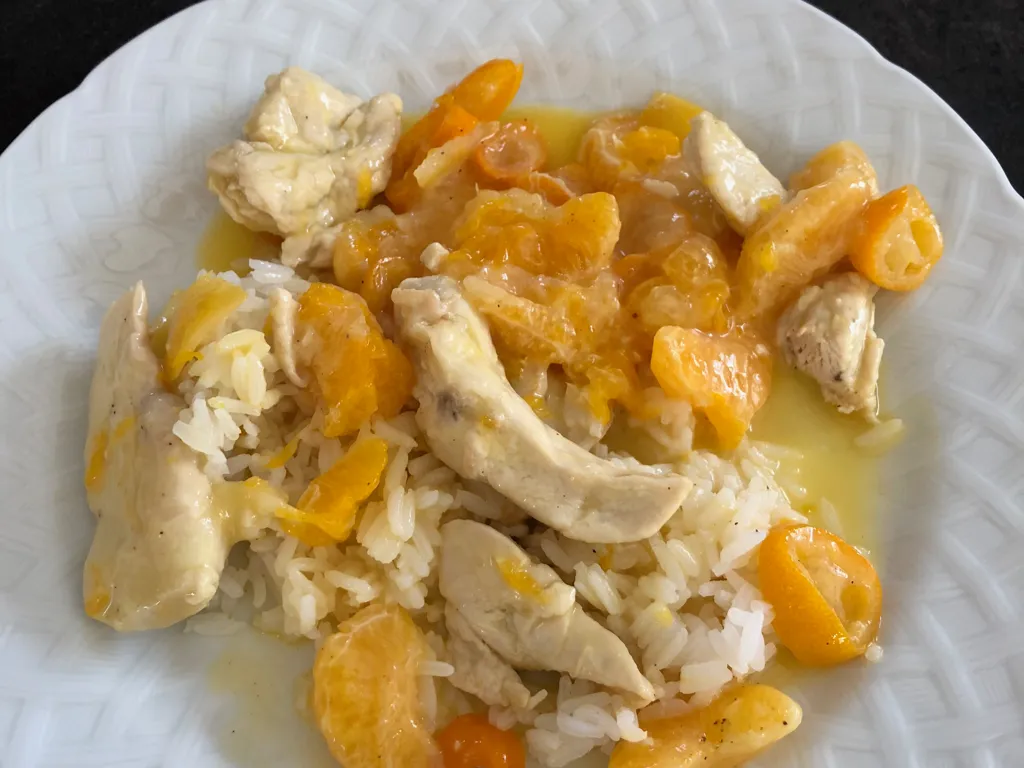 poulet aux cinq agrumes