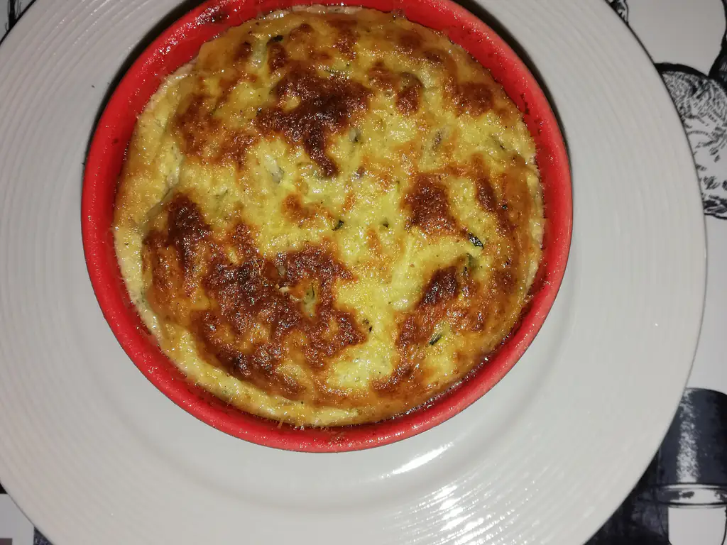 petits soufflés de thon aux courgettes