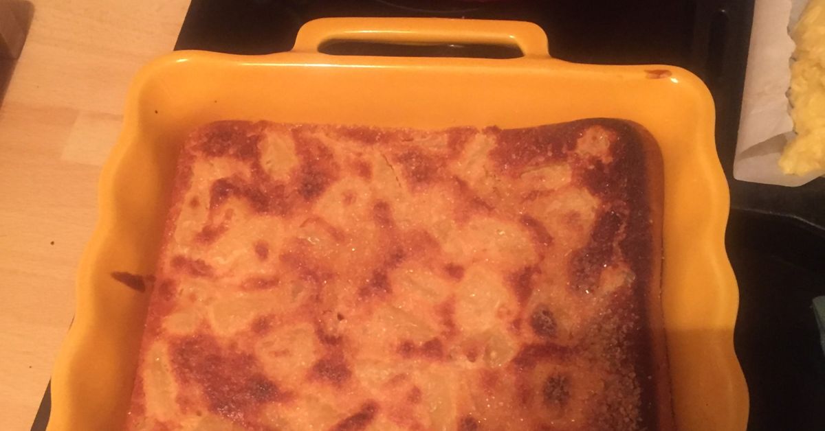 Clafoutis exotique à l'ananas recette de Clafoutis exotique à l'ananas