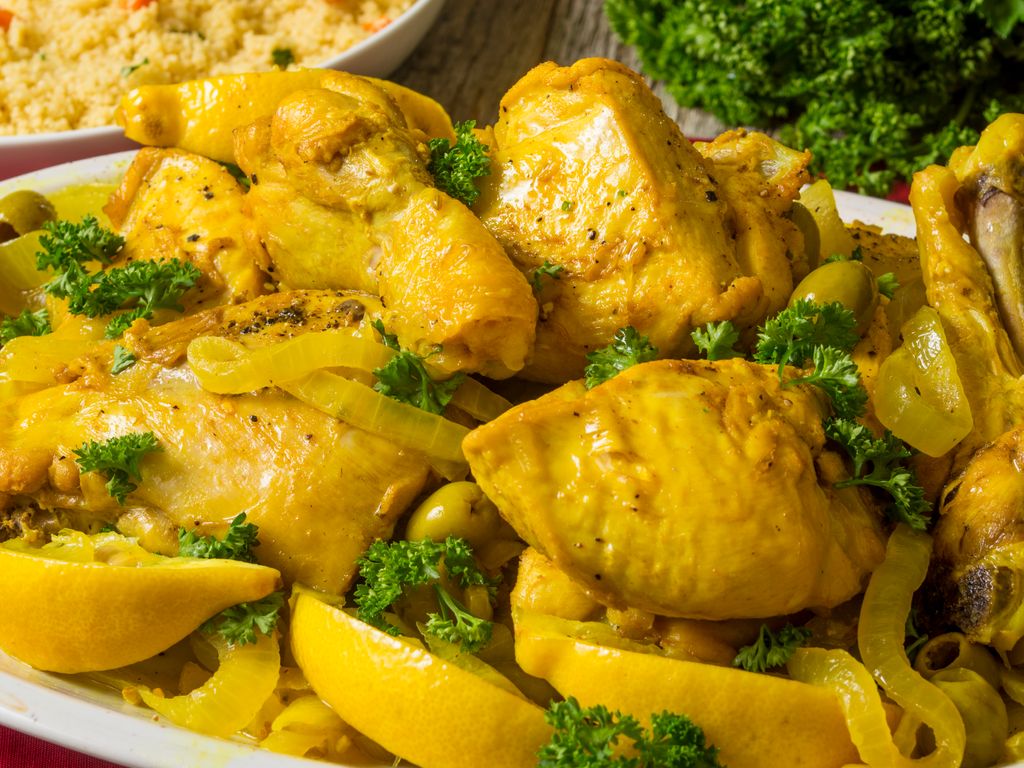 Cuisses De Poulet Aux Citrons Confits Au Gingembre : Recette De Cuisses ...