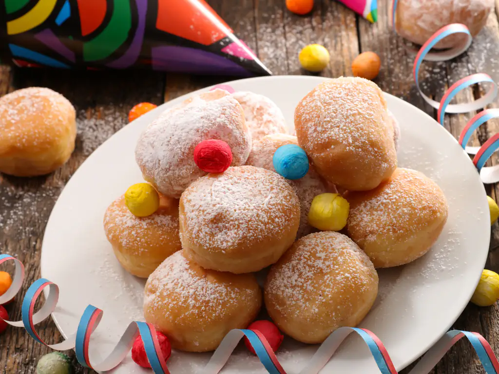 beignets de mardi gras à la fleur d'oranger