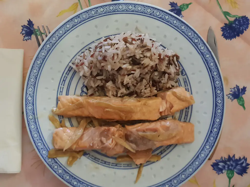 saumon au gingembre