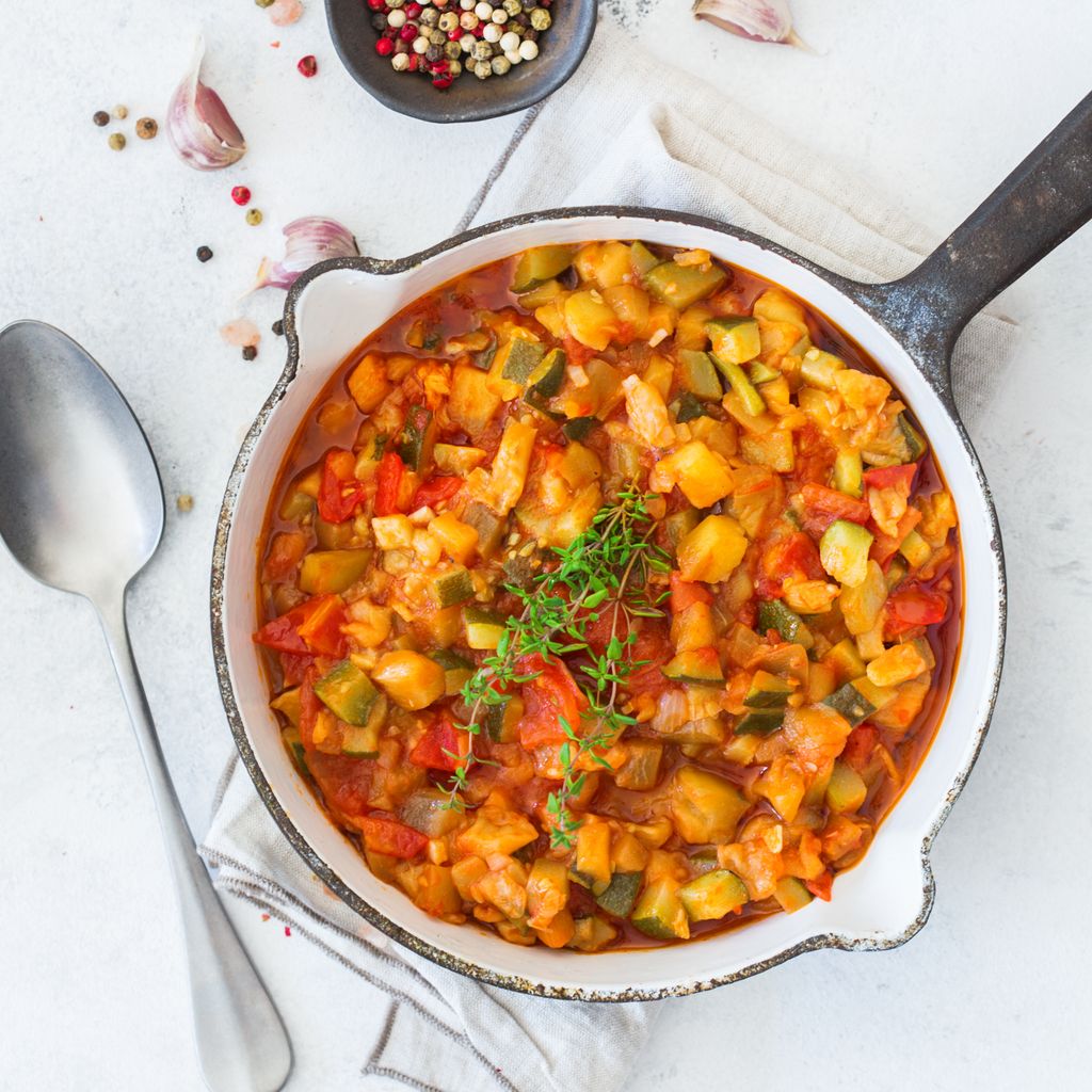 Ratatouille confite au four