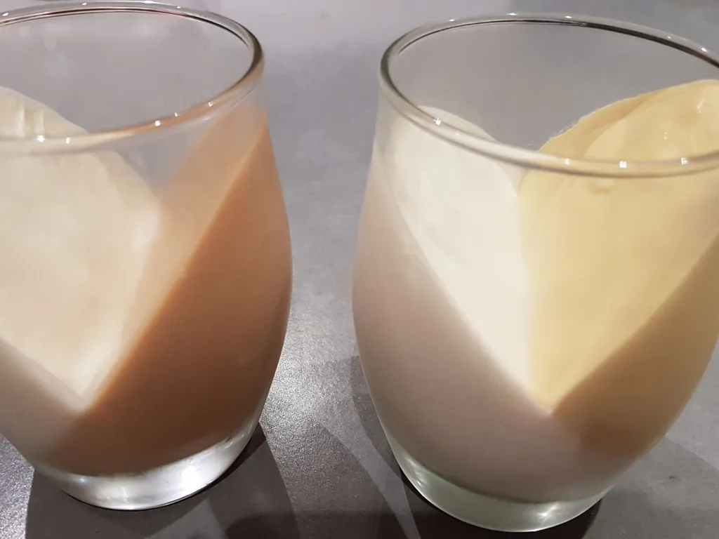 pana cotta légère et onctueuse à la mangue et noix de coco