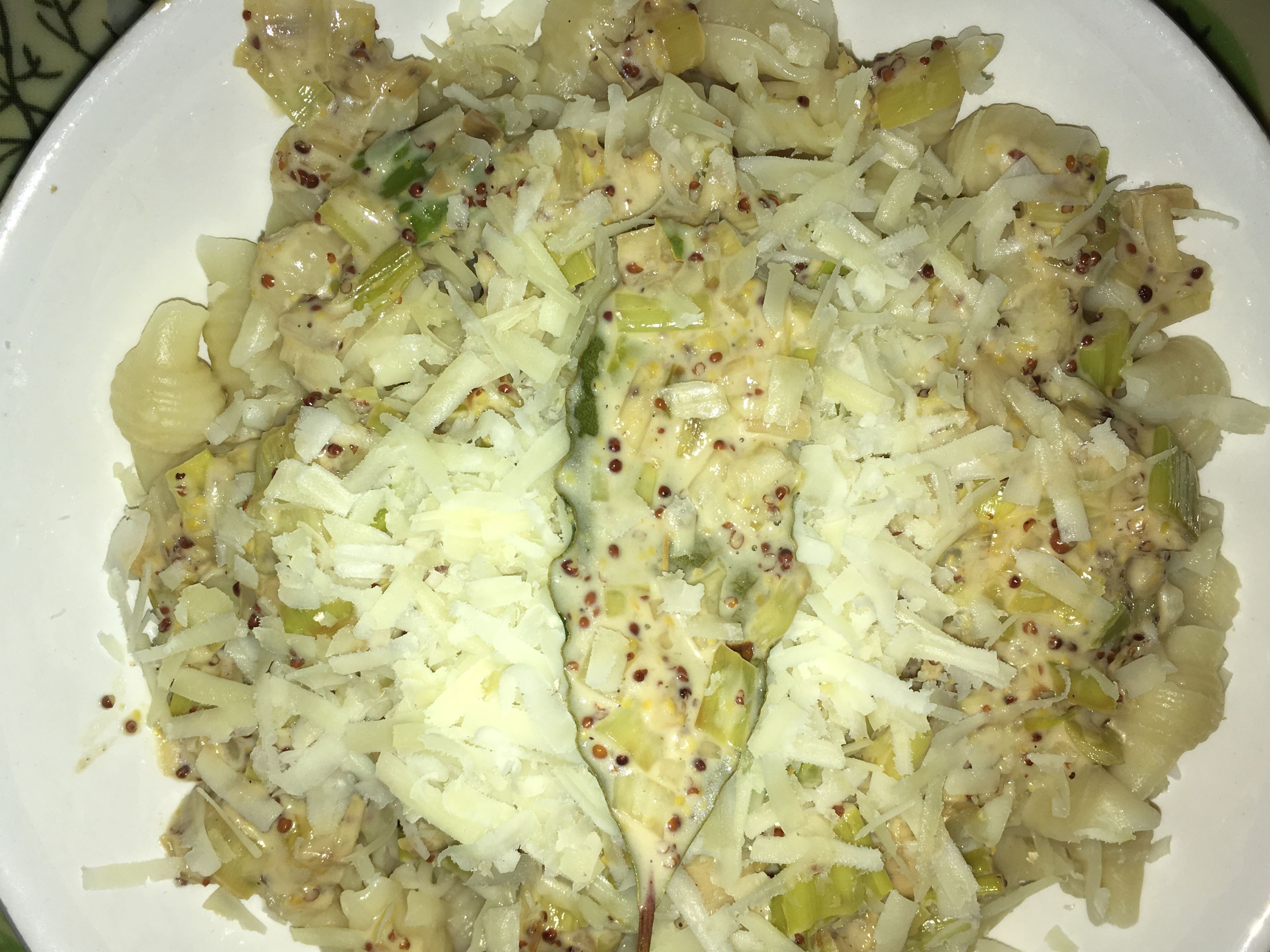 Sauce poireau moutarde pour pâtes fraiches Recette de Sauce poireau