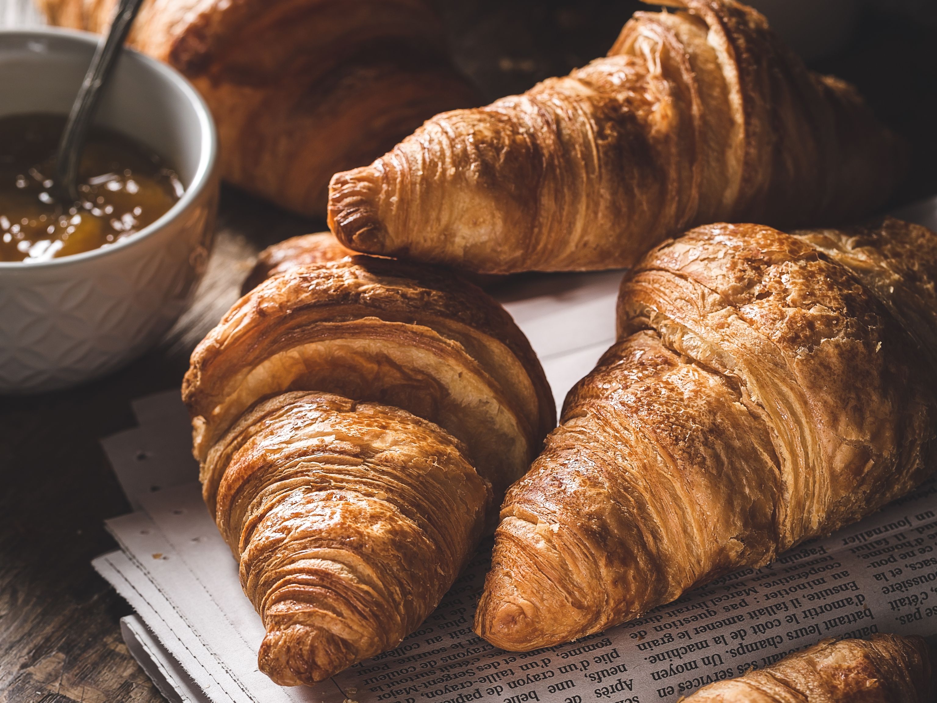 Croissants léger au beurre de PoPo ( pâte en MAP) Recette de Croissants léger au beurre de
