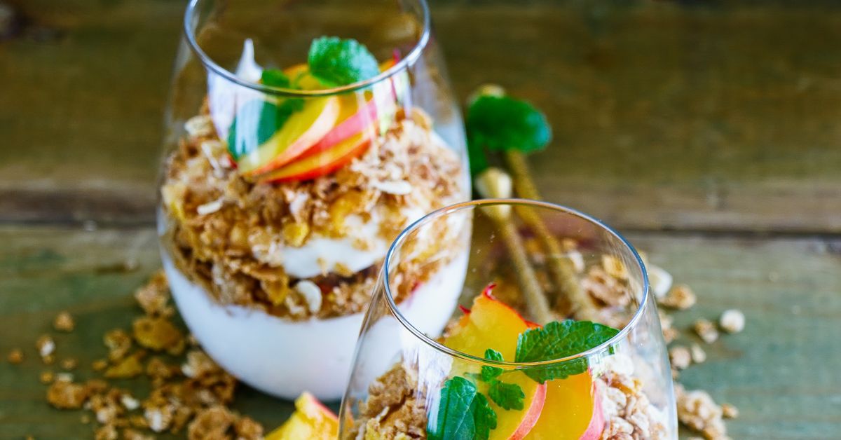 Verrines ultra légères au yaourt et aux fruits recette de Verrines ultra légères au yaourt et