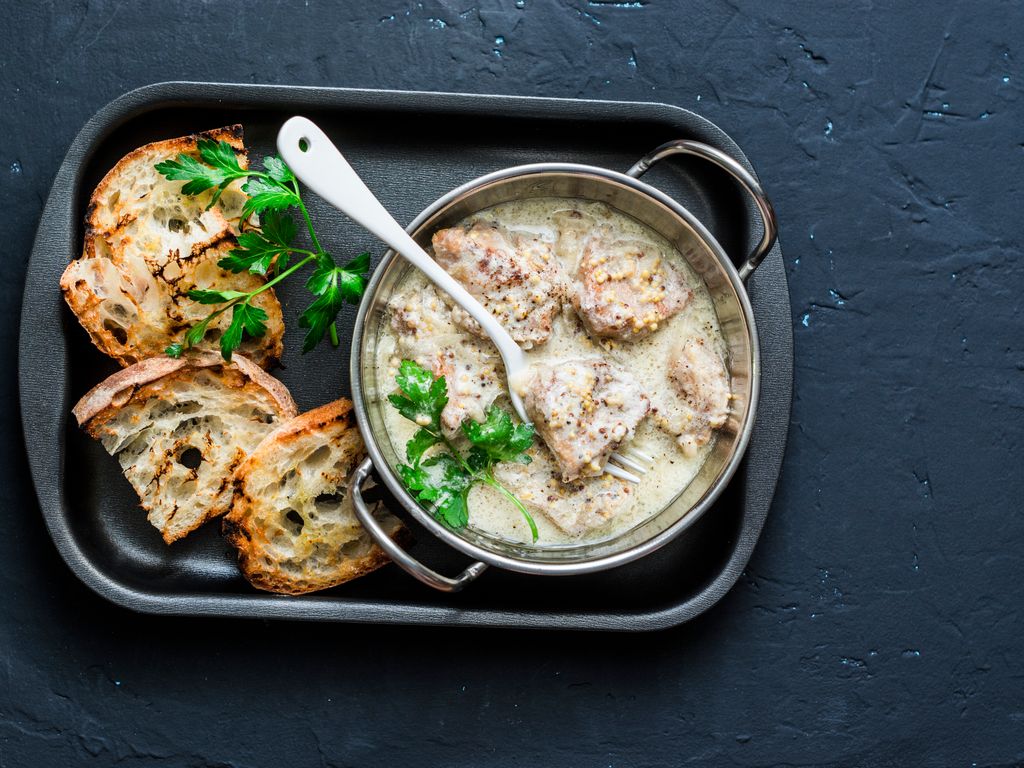 Sauté de porc à la moutarde : Recette de Sauté de porc à la moutarde