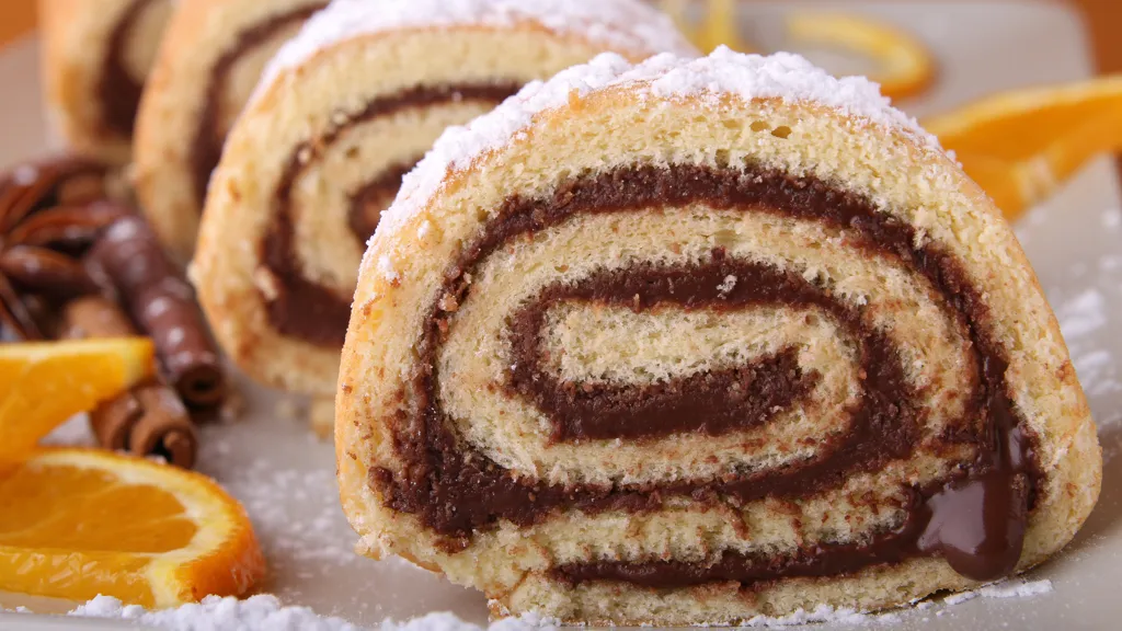 Gateau Roule A La Ganache Chocolat Recette De Gateau Roule A La Ganache Chocolat Marmiton