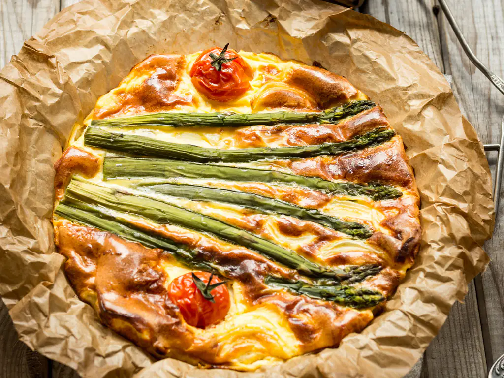 flan aux asperges