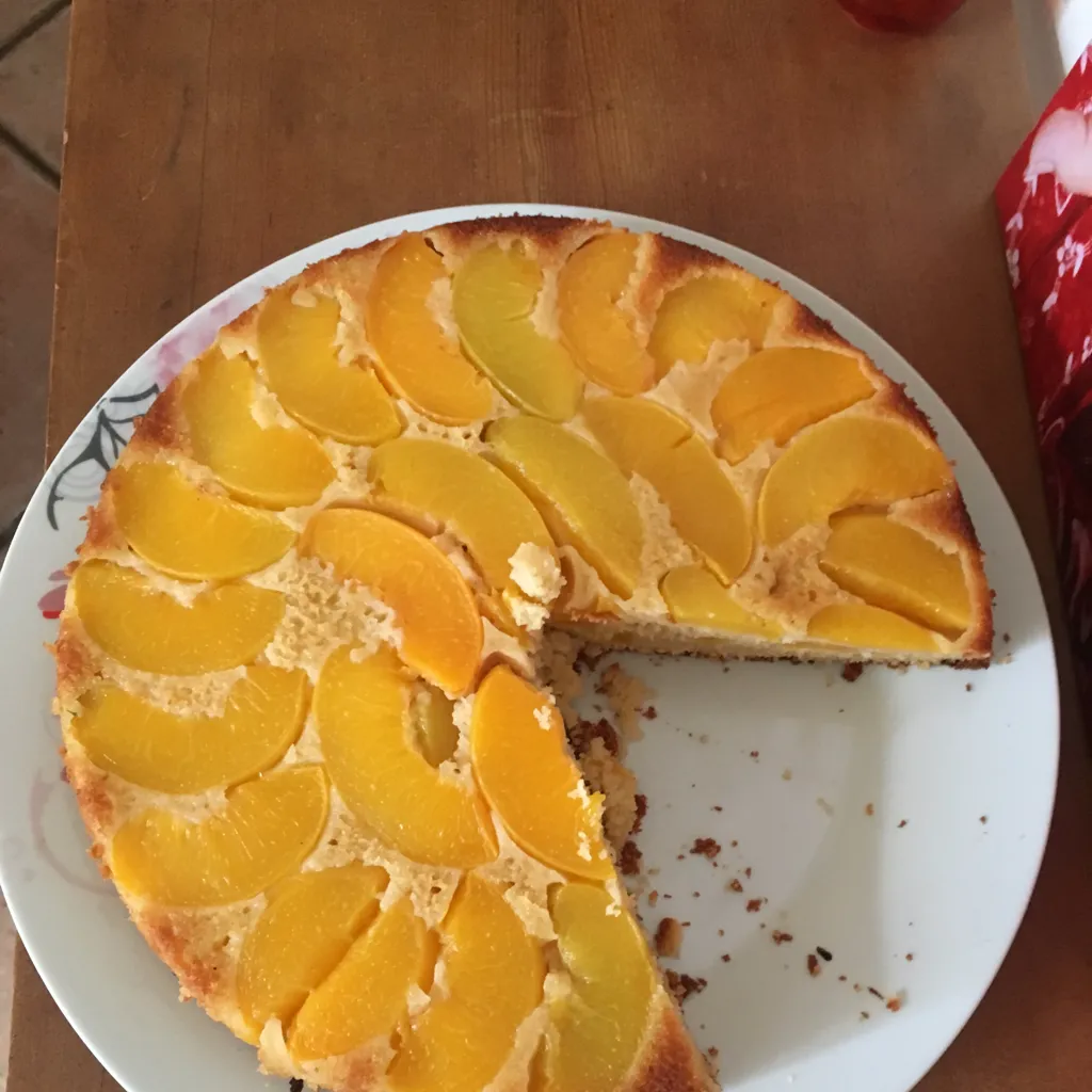 Gateau A La Peche Et A La Menthe Recette De Gateau A La Peche Et A La Menthe