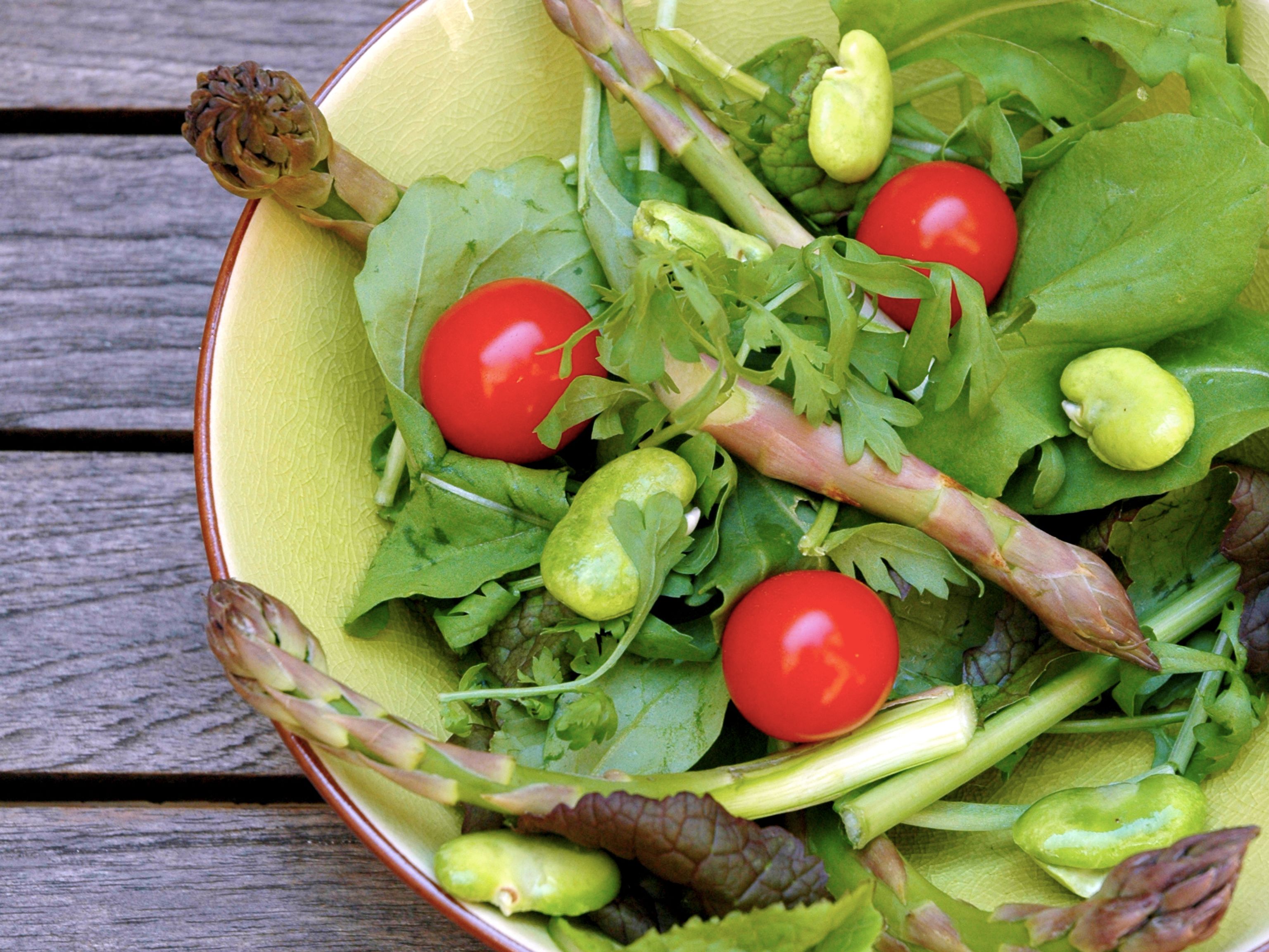 Salade D Asperges Aux Pois Gourmands Recette De Salade D Asperges Aux