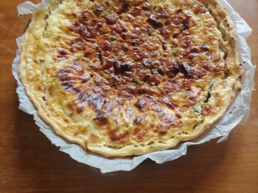 Tarte aux légumes et lardons : Recette de Tarte aux légumes et lardons ...