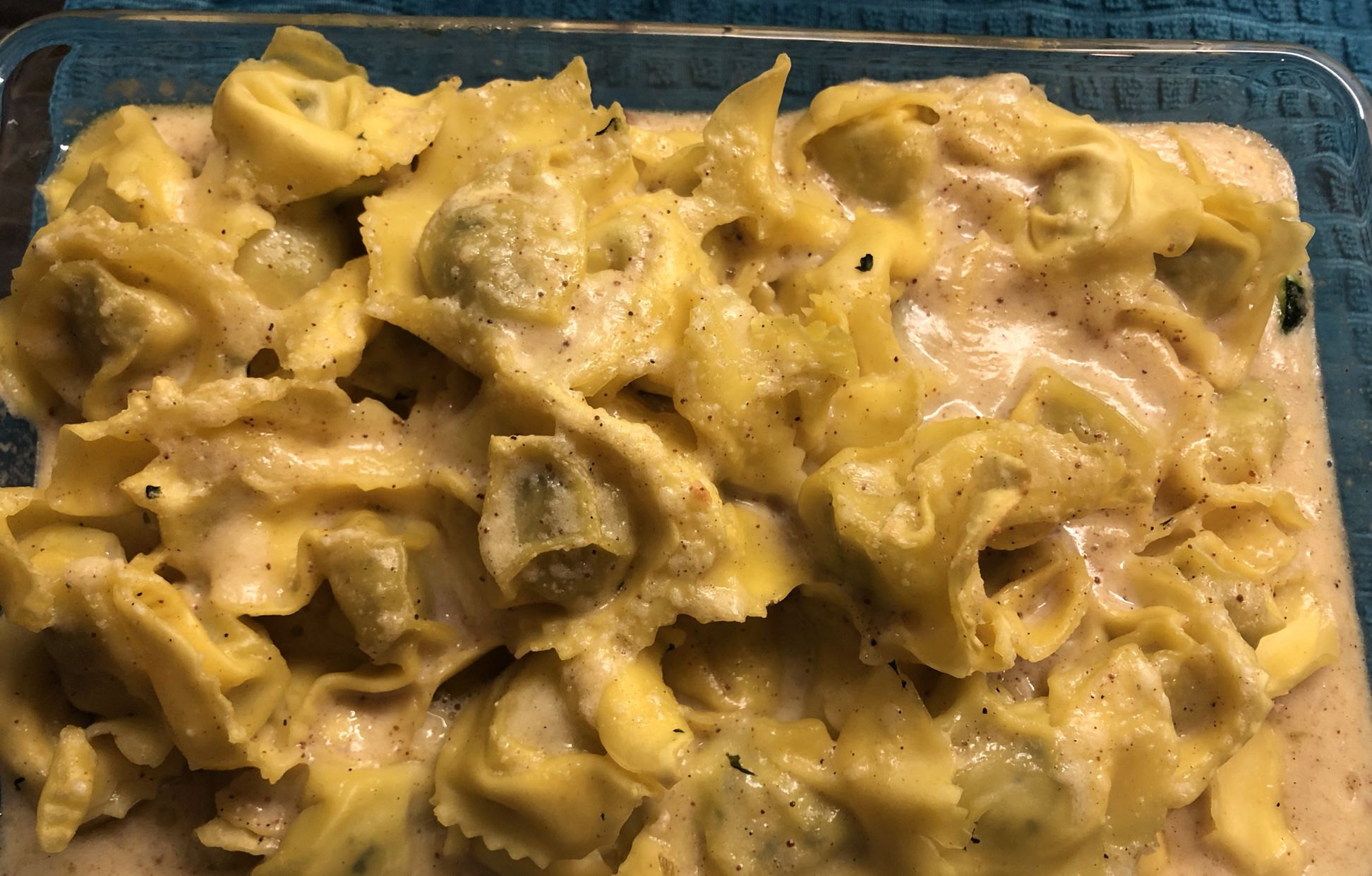 gratin de tortellini ricotta epinard : Recette de gratin de tortellini