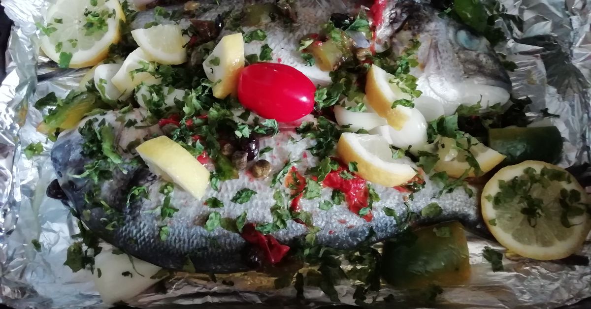 Daurade au four façon Camila : recette de Daurade au four façon Camila