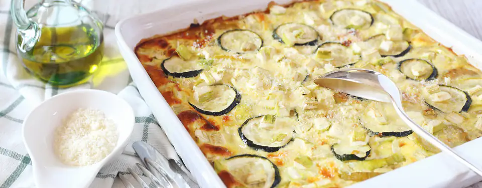 Gratin de courgettes rapide