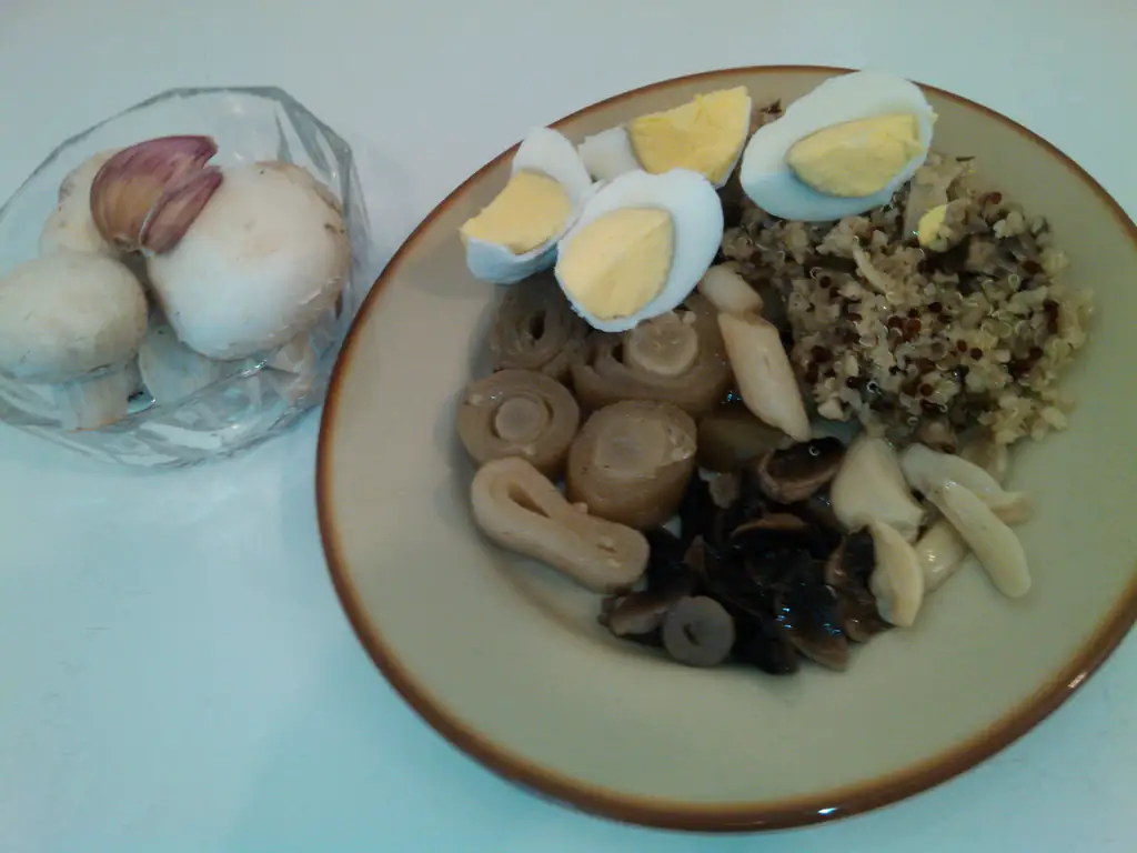quinoa à la fondue de poireaux
