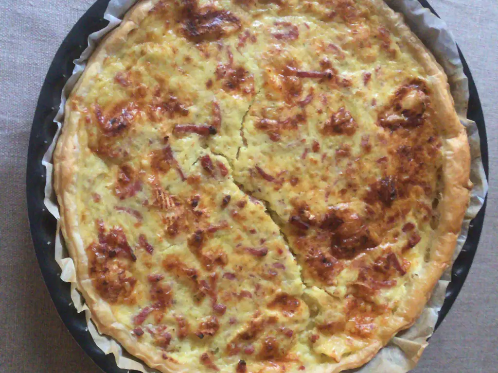 tarte oignons et camembert