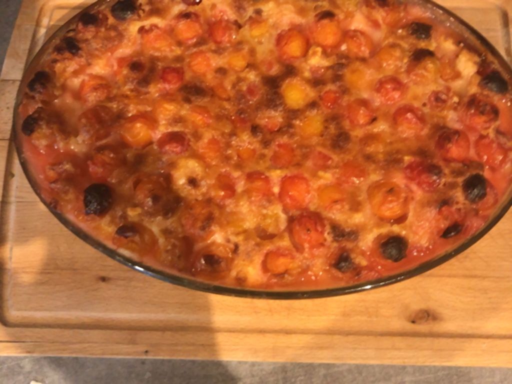 Clafoutis Aux Prunes Reines Claude Recette De Clafoutis Aux Prunes Reines Claude