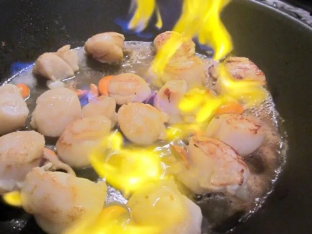 coquilles saint jacques au pastis