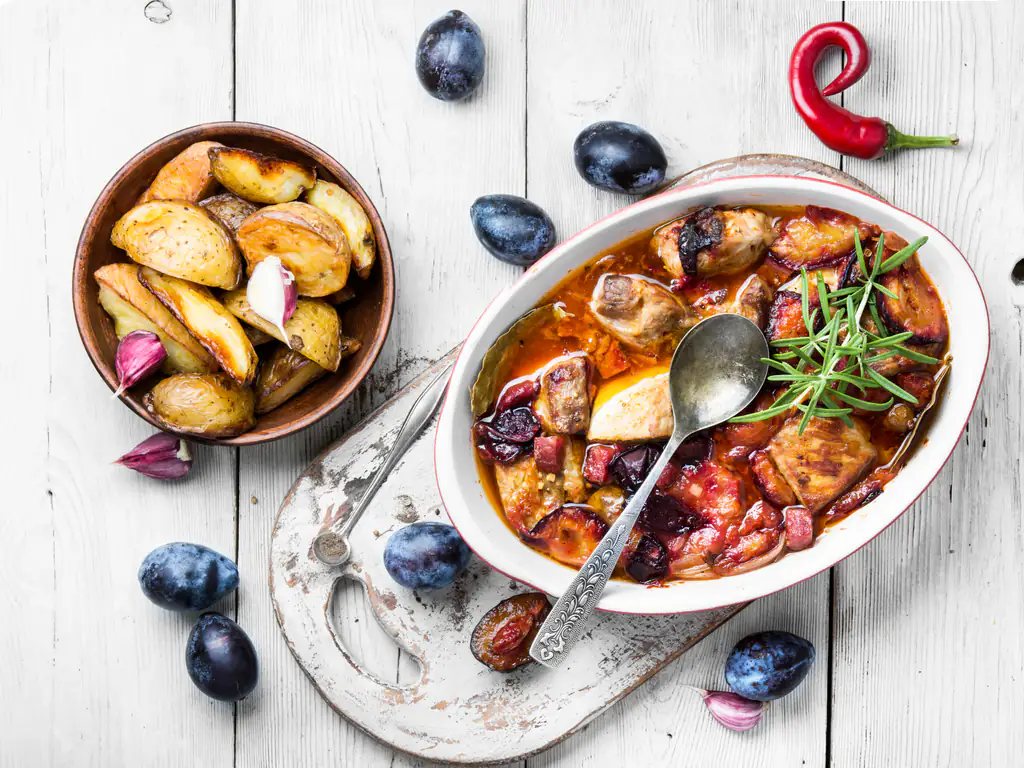 sauté de porc aux quetsches