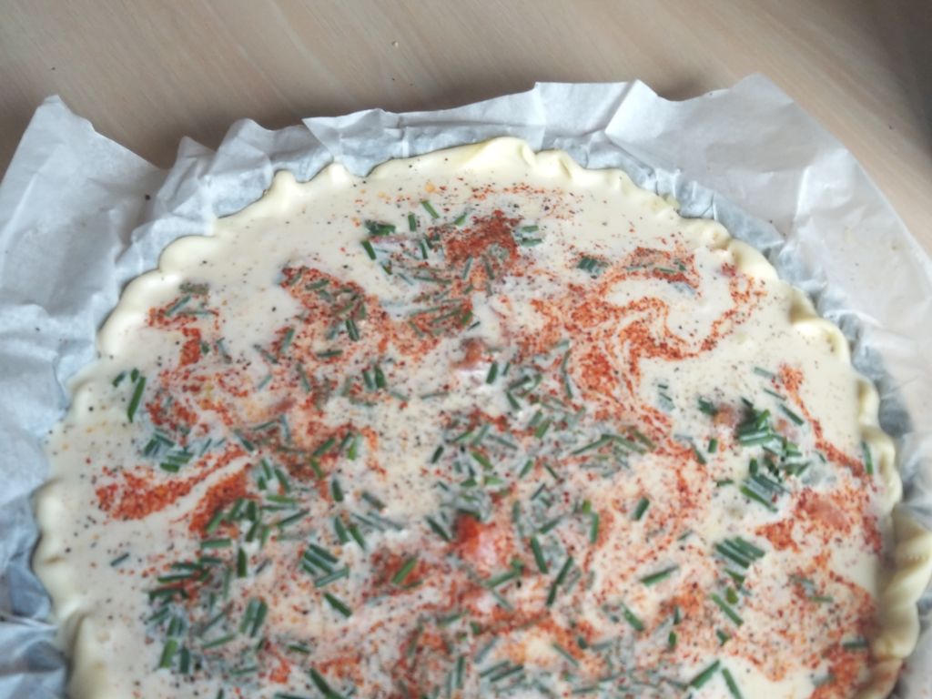 tarte poireaux saumon fumé : Recette de tarte poireaux saumon fumé