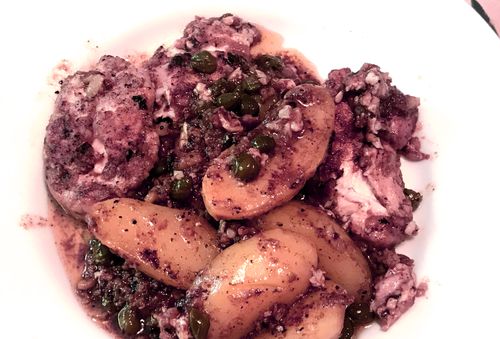 Cervelles de porc aux câpres : Recette de Cervelles de porc aux câpres
