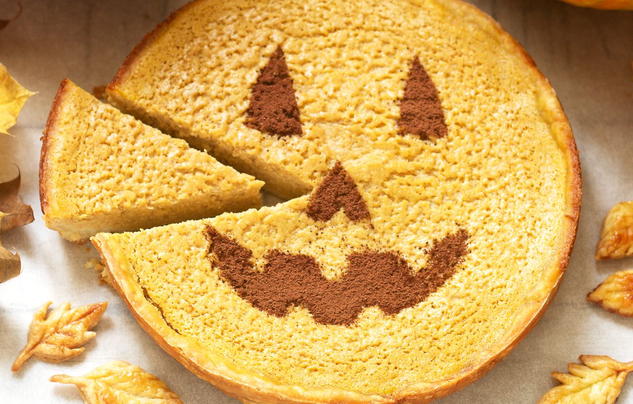 Gâteau d'Halloween à la citrouille : Recette de Gâteau d'Halloween à la