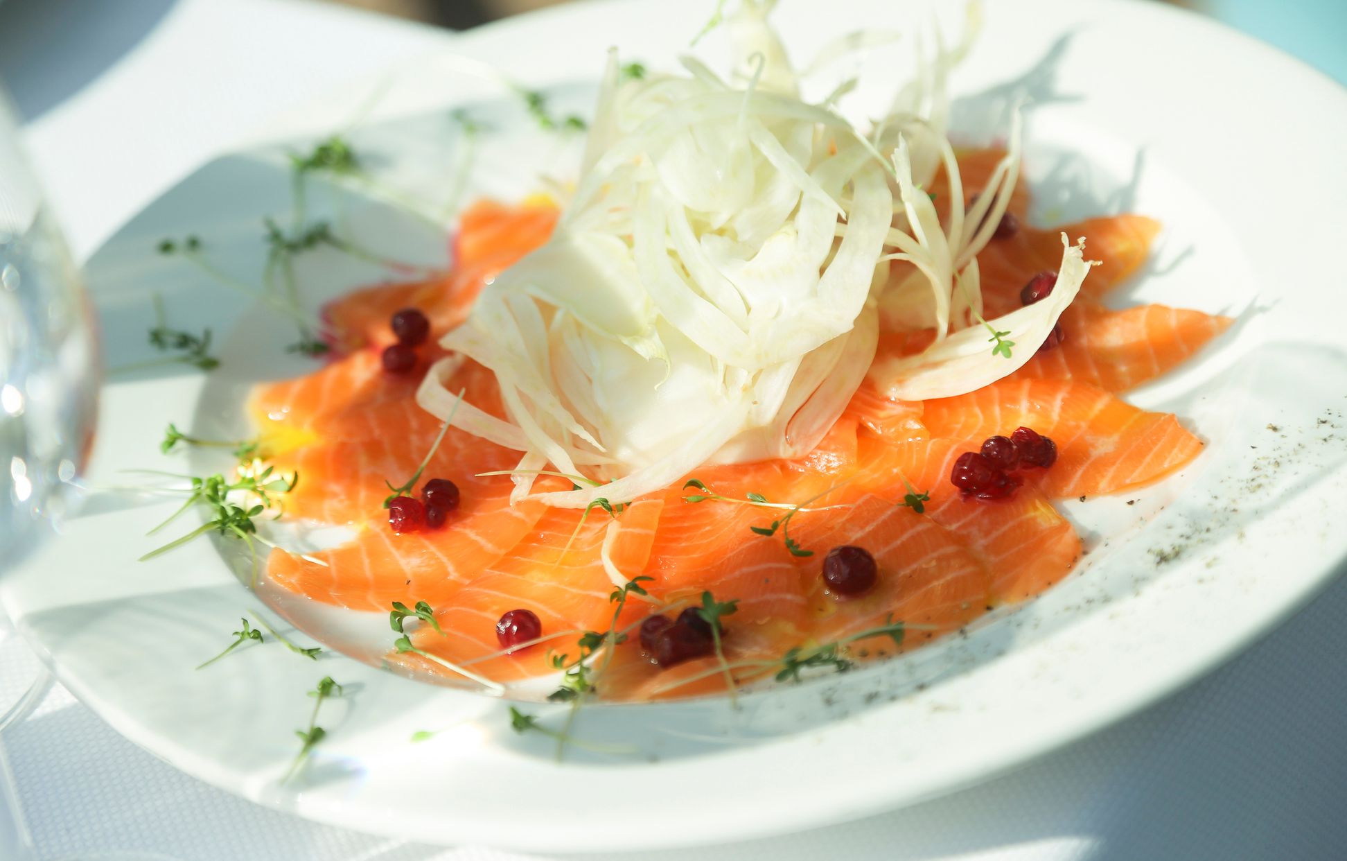 Carpaccio de salmón Receta de Carpaccio de salmón enfemenino
