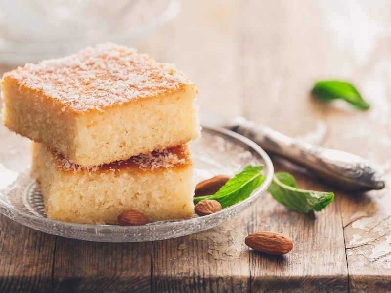 Gateau De Semoule Libanais A La Rose Au Cookeo Recette De Gateau