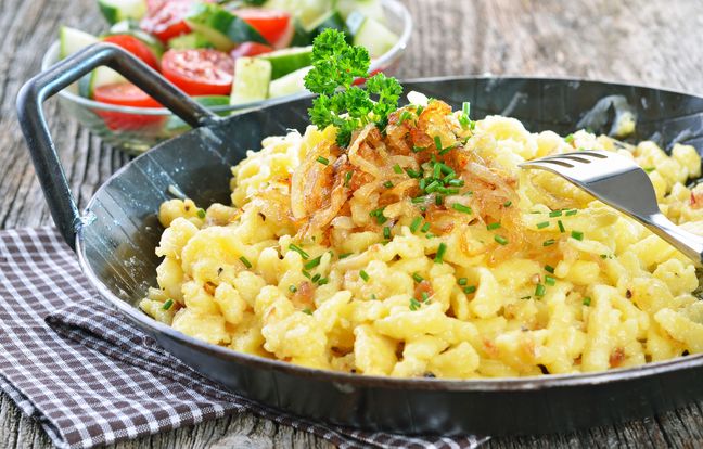 Käsespätzle-Rezept (ohne Speck)