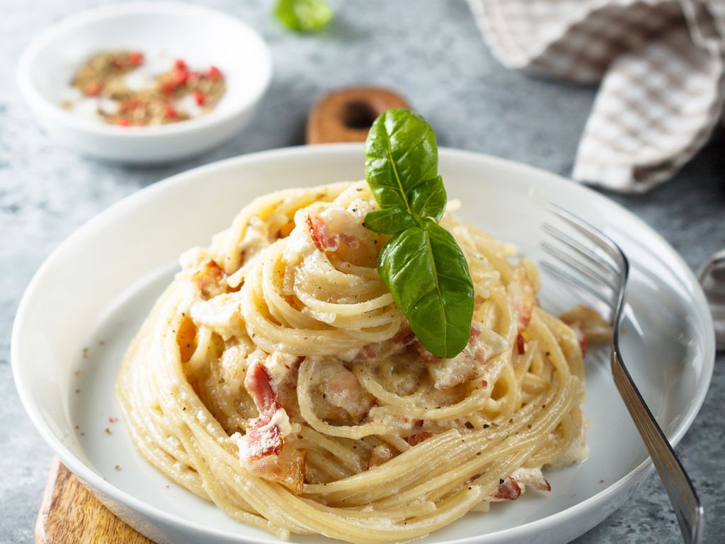 Spaghetti Carbonara Rezepte Spaghetti Carbonara gofeminin