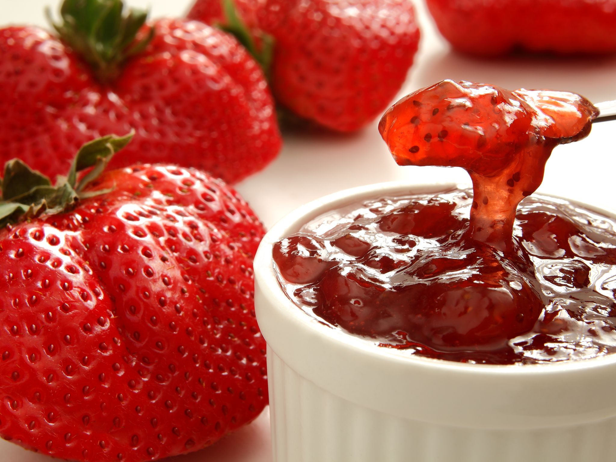 confiture de fraises Recette de confiture de fraises Marmiton