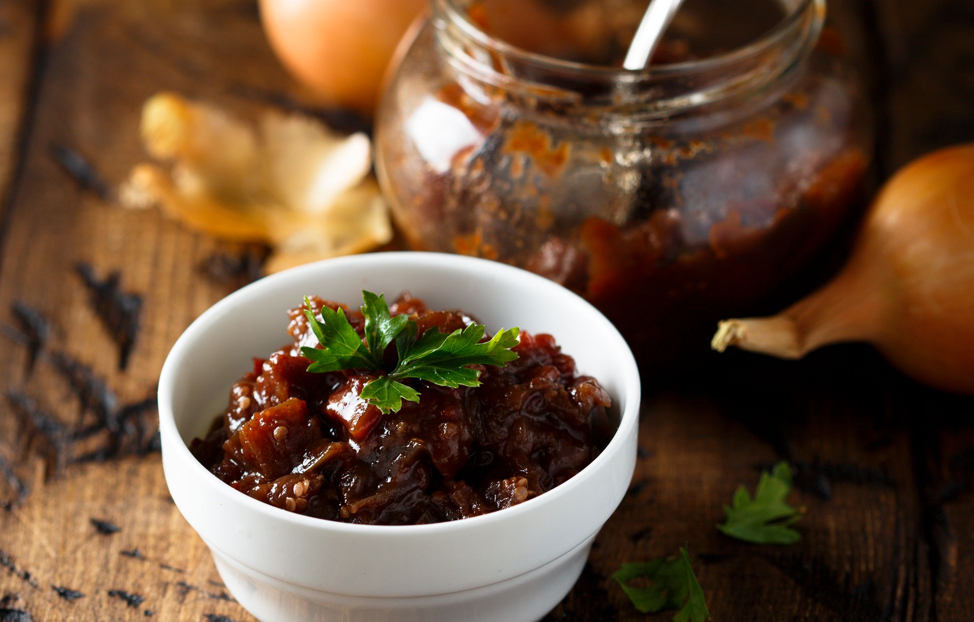 Oignons confits au jus de mandarines et vinaigre balsamique Recette