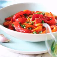 Ensalada de pimientos rojos