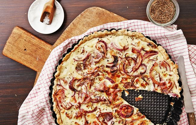 Rezept für Zwiebelkuchen