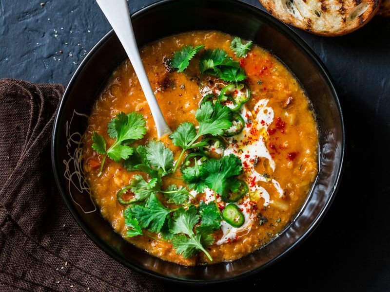 Lentilles Corail Au Curry Au Thermomix Recette De Lentilles