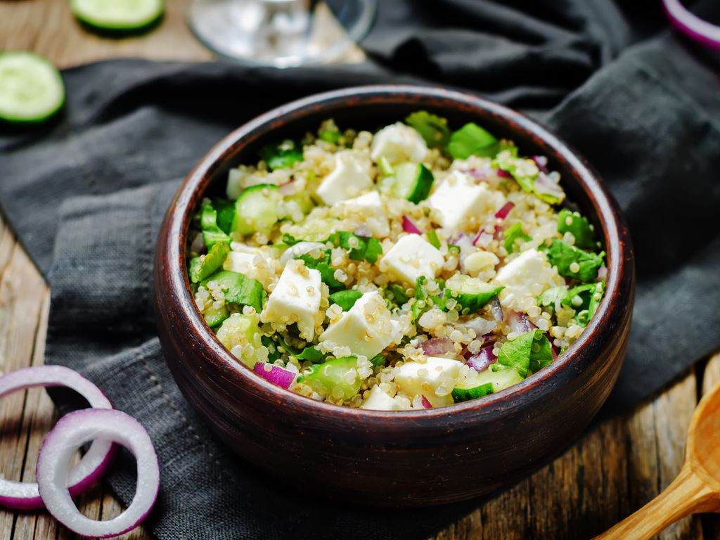 Salade de quinoa à la feta au Cooking Chef Recette de Salade de